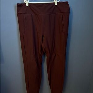 Athleta Maroon Skinny Work Pants – Size 16
